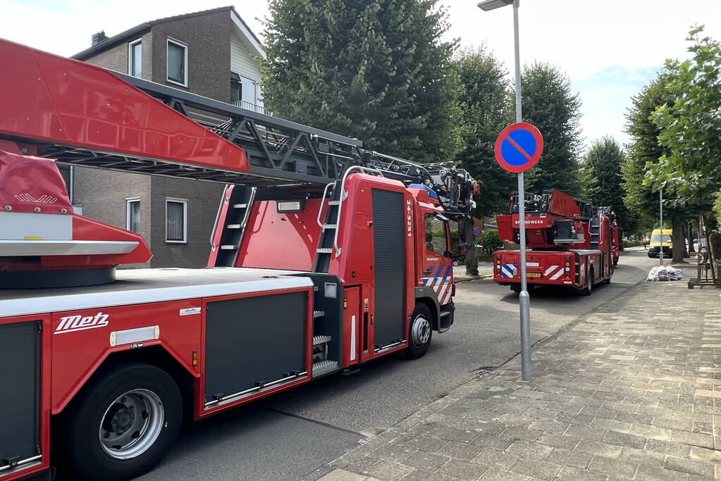 Kleine brand in appartementencomplex