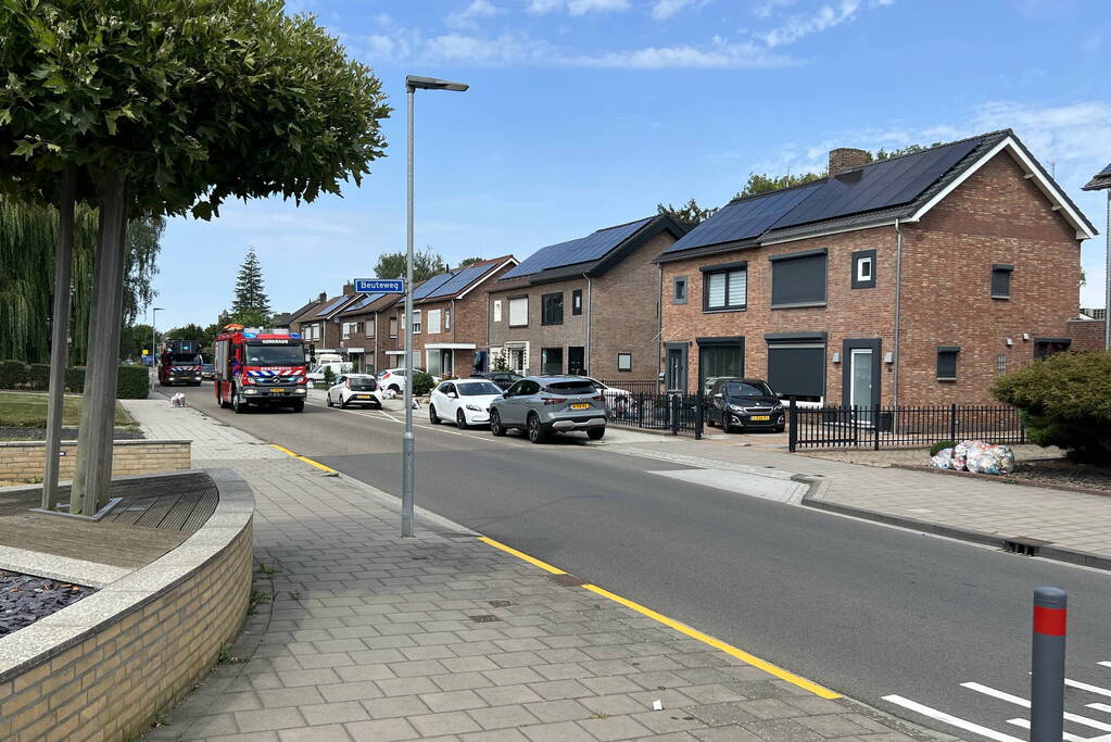 Kleine brand in appartementencomplex