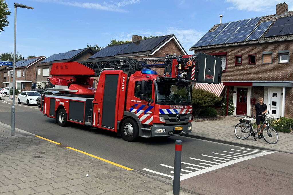 Kleine brand in appartementencomplex
