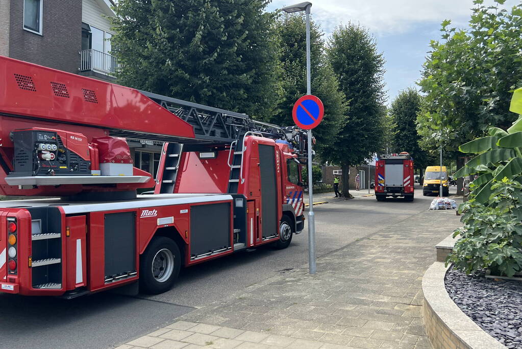 Kleine brand in appartementencomplex