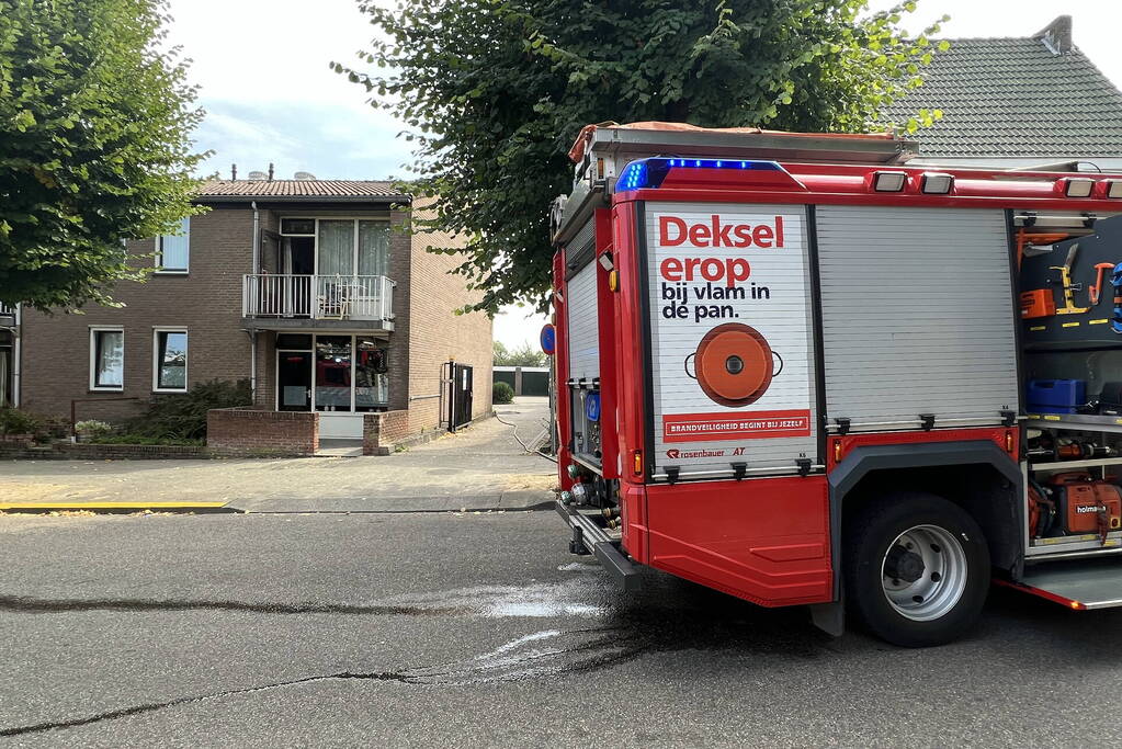Kleine brand in appartementencomplex