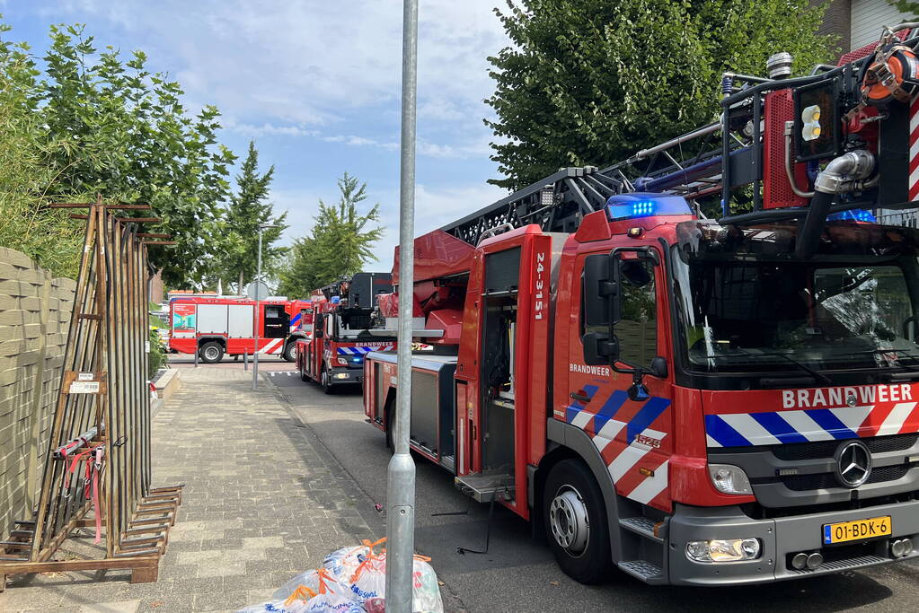 Kleine brand in appartementencomplex