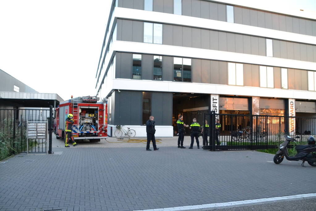 Gebouwbrand blijkt stof van werkzaamheden