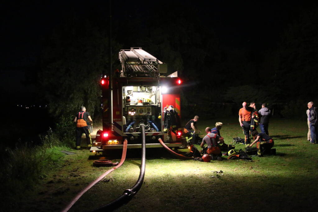Recreatiewoning gaat in vlammen op