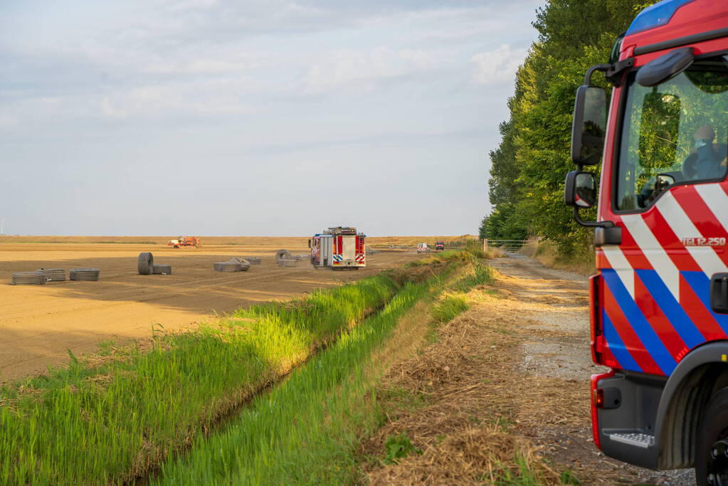 Drainagemachine trekt hoofdgasleiding stuk