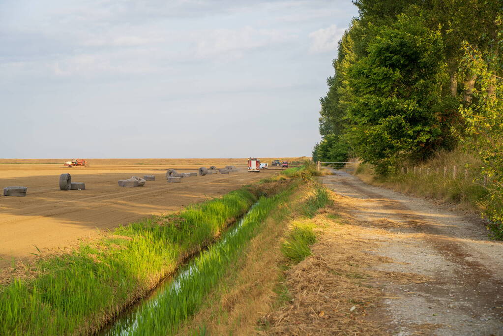 Drainagemachine trekt hoofdgasleiding stuk