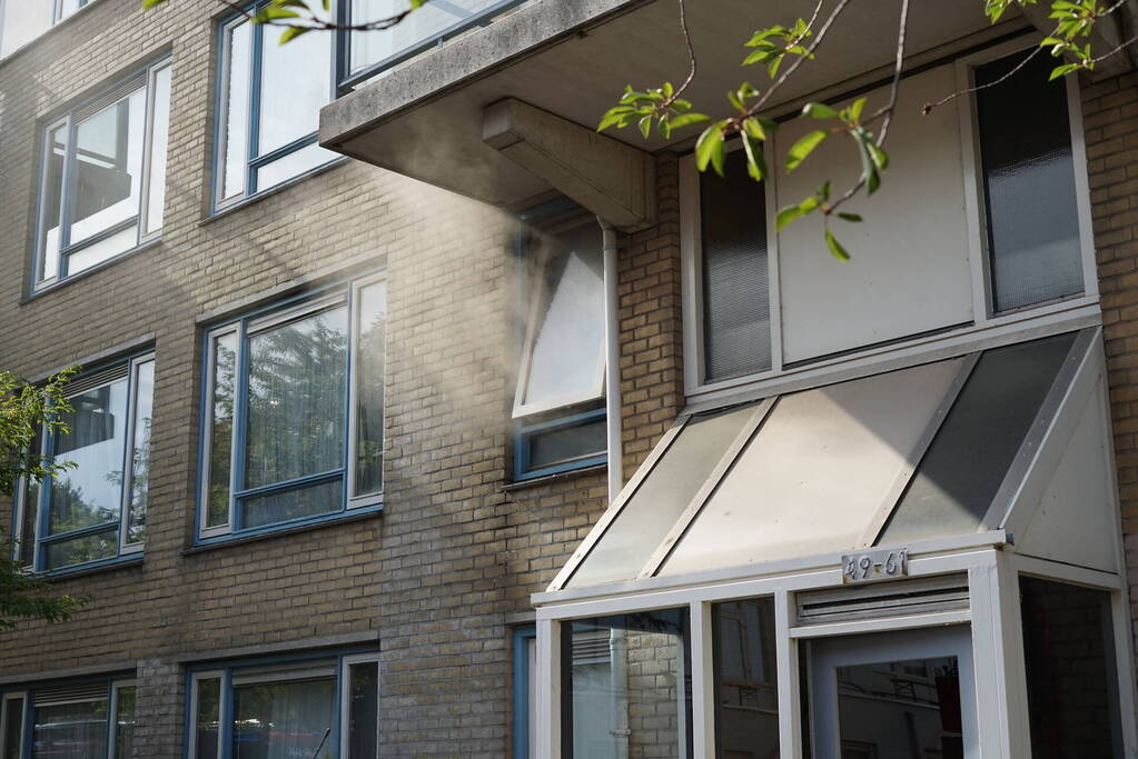 Flinke rookontwikkeling bij keukenbrand