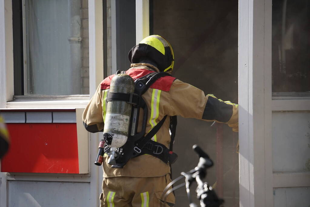 Flinke rookontwikkeling bij keukenbrand