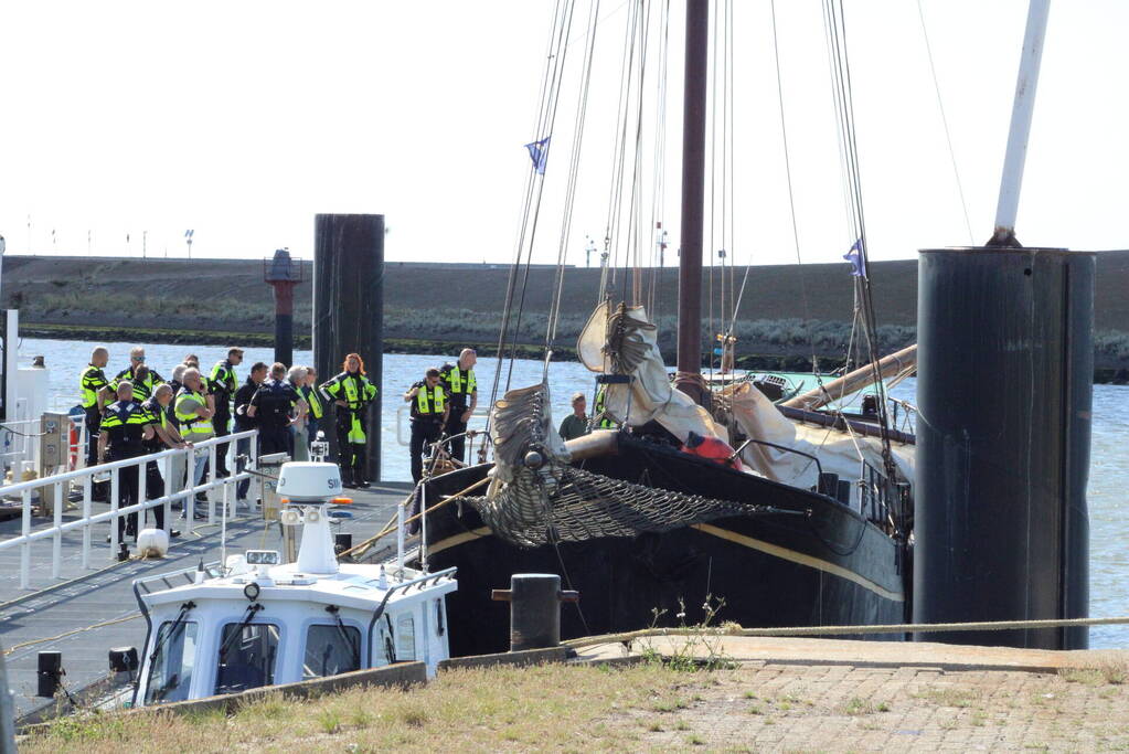 Minderjarig meisje overleden op schip door afgebroken giek