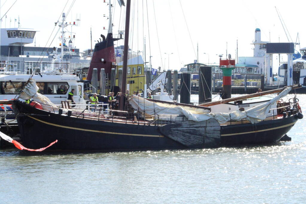 Minderjarig meisje overleden op schip door afgebroken giek