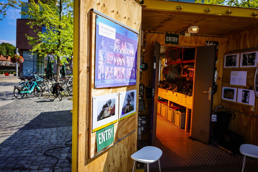 Hennepkwekerij nagebootst in container