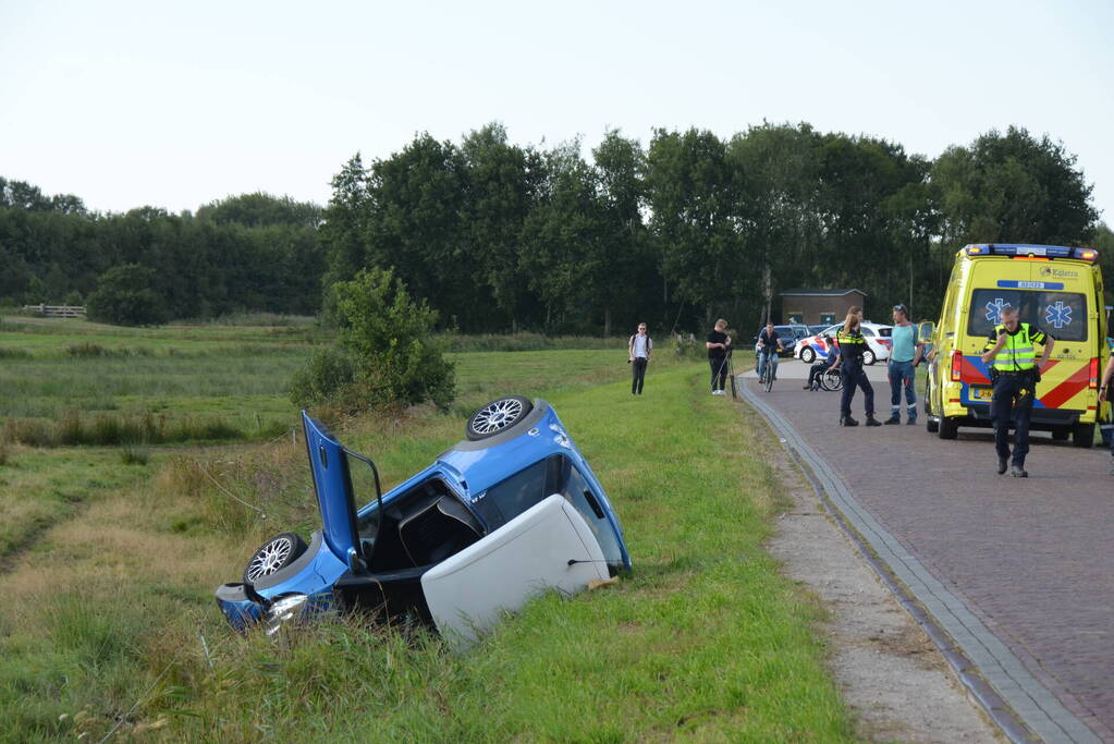 Bestuurder van brommobiel ernstig gewond bij ongeval