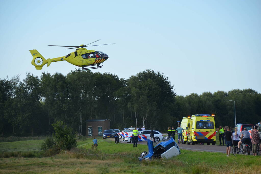 Bestuurder van brommobiel ernstig gewond bij ongeval