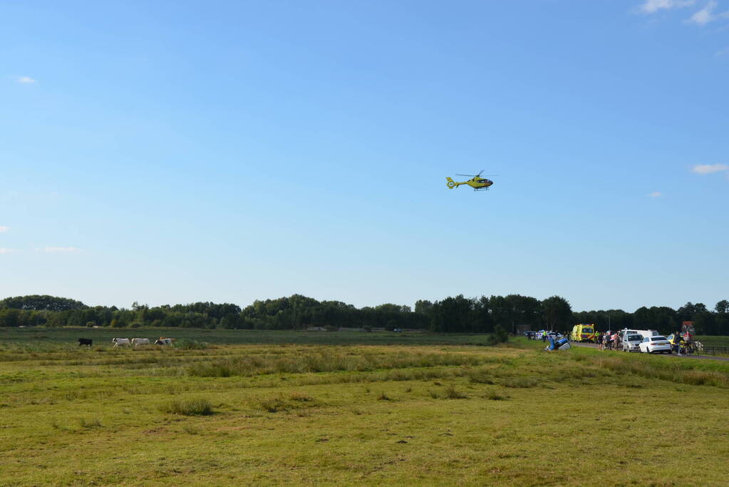 Bestuurder van brommobiel ernstig gewond bij ongeval