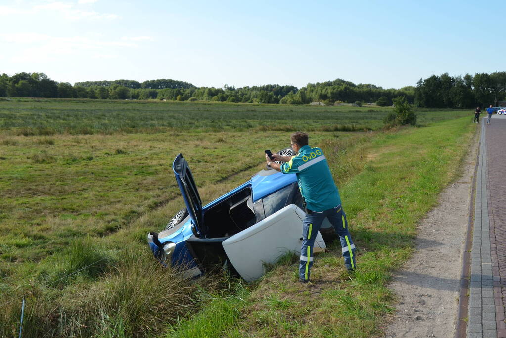Bestuurder van brommobiel ernstig gewond bij ongeval