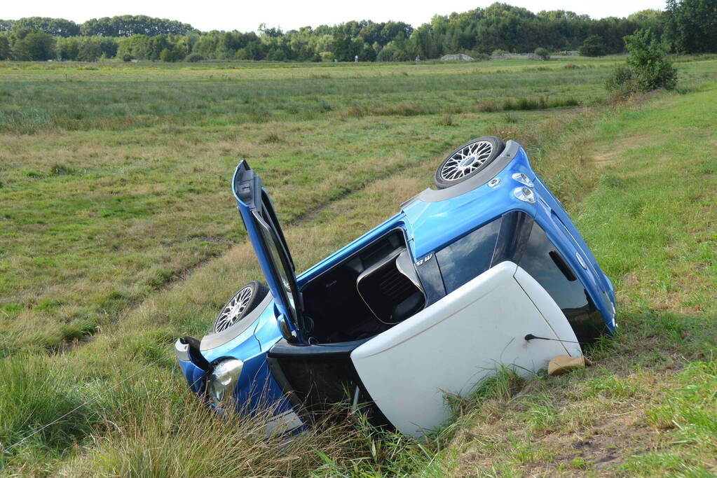 Bestuurder van brommobiel ernstig gewond bij ongeval