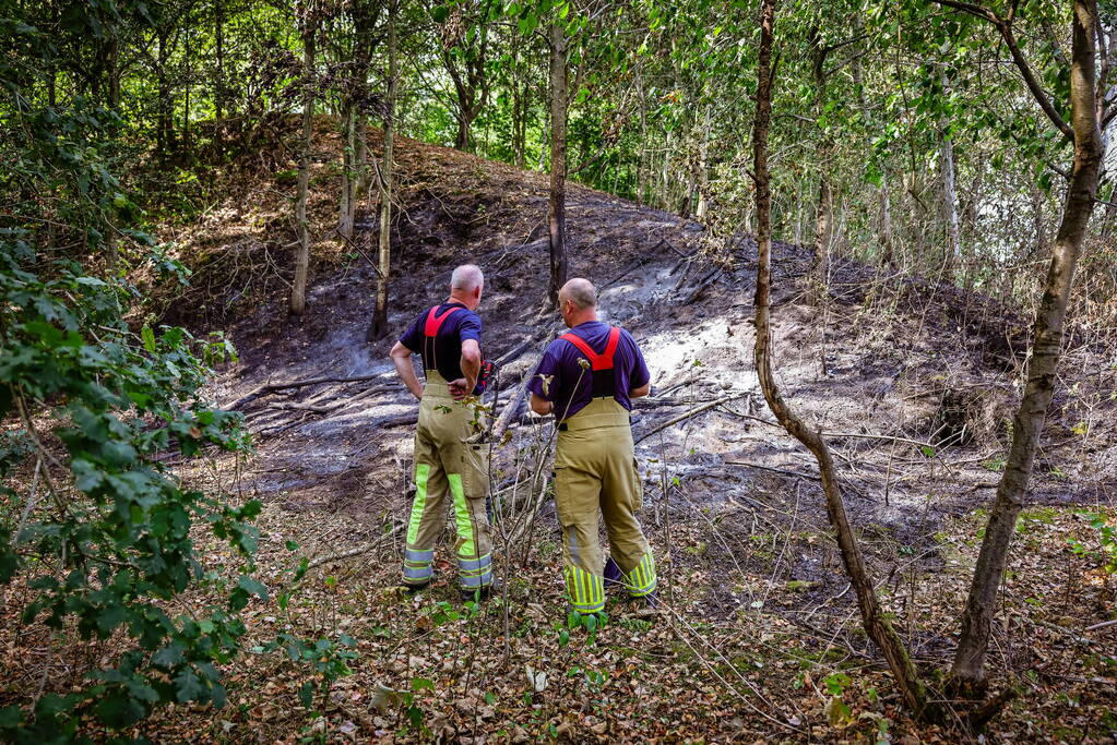 Flinke brand naast rangeerterrein Sportpark Bokkeduinen