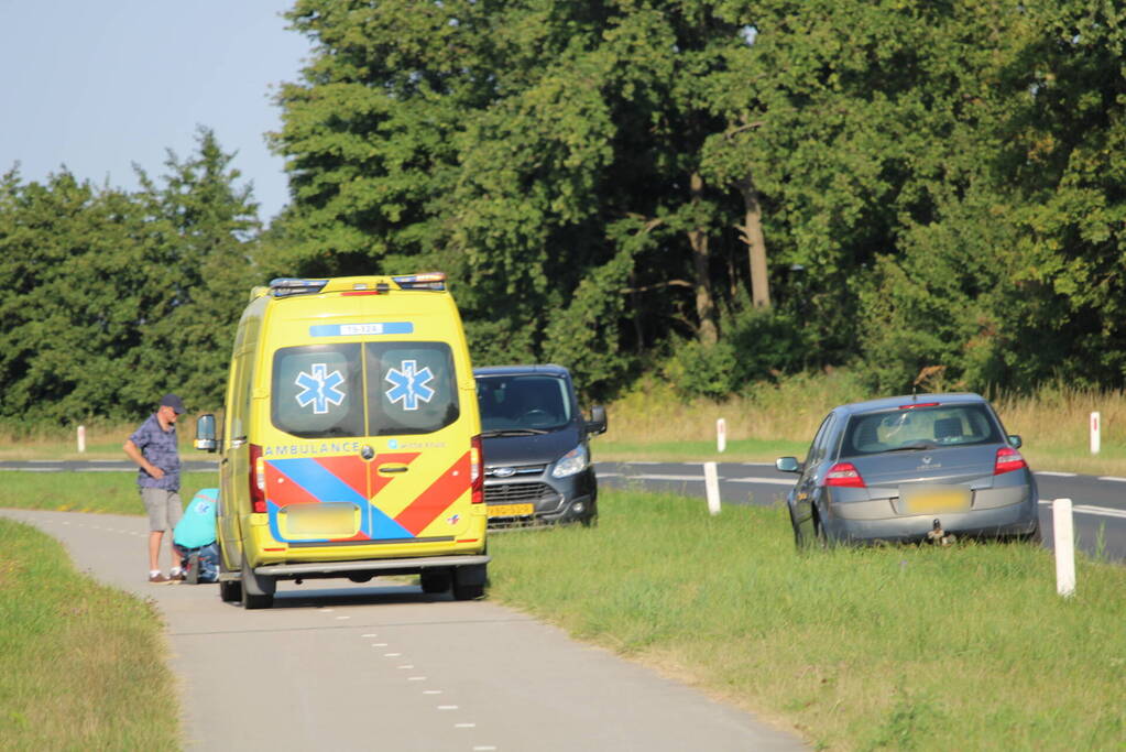 Fietser gewond na val