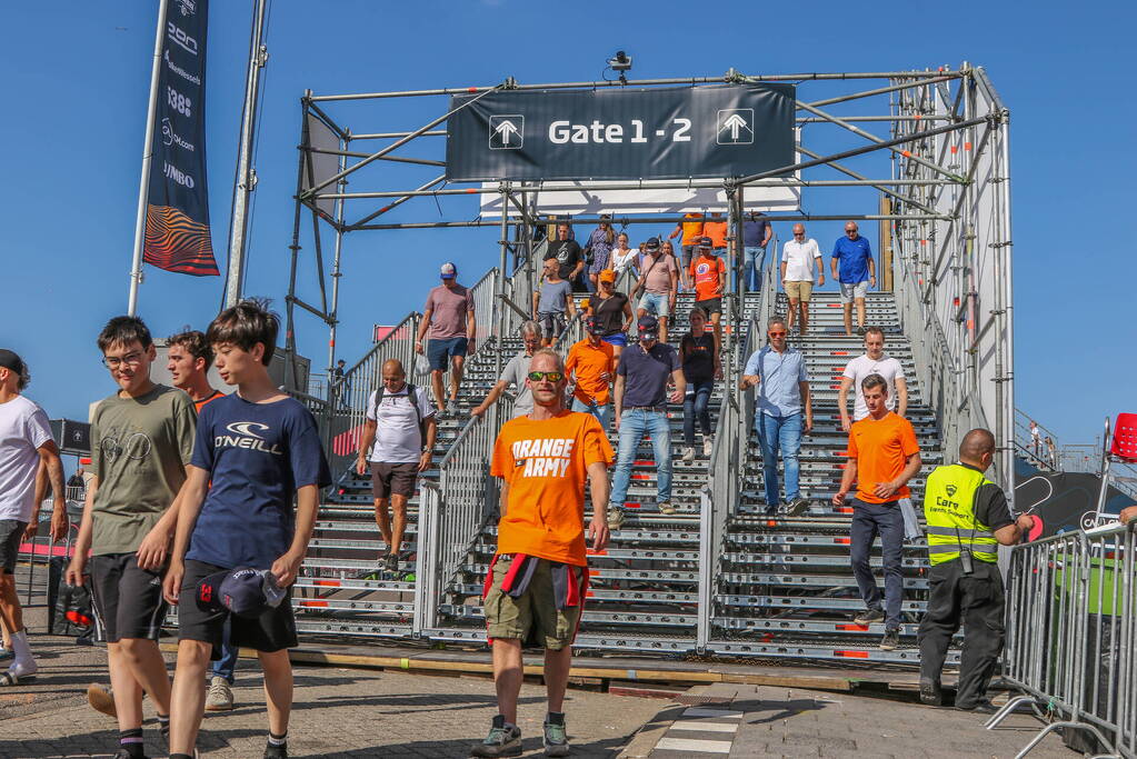 Grote uitloop na kwalificatierace
