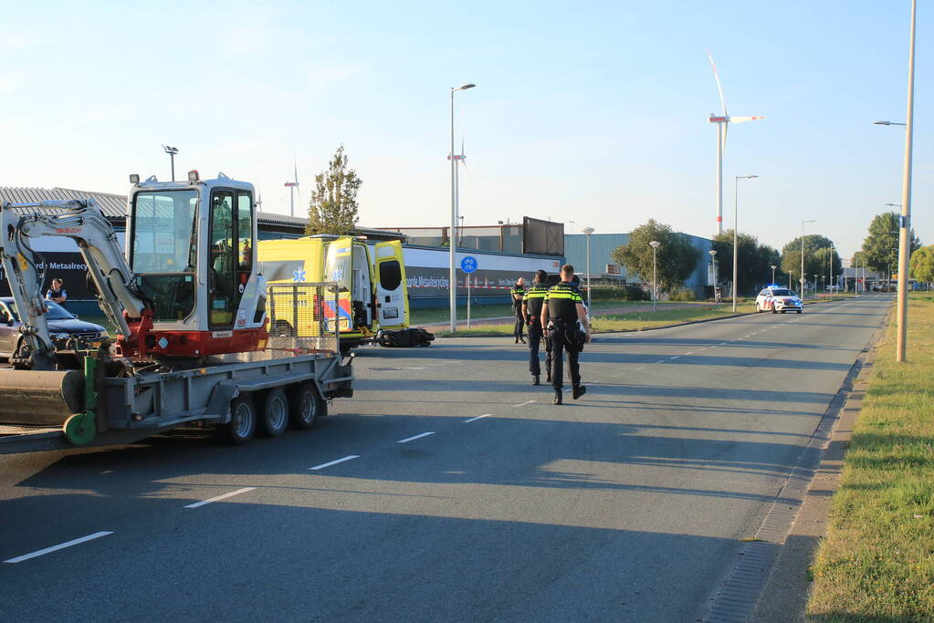 Scooterrijder gewond bij botsing met auto