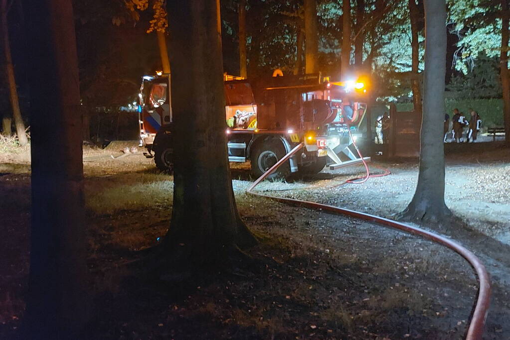 Onderzoek naar brand bij verenigingsgebouw