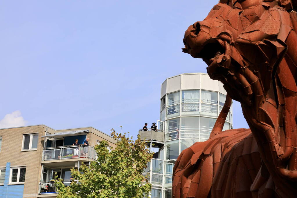 Veel hulpdiensten ingezet voor persoon met verward gedrag