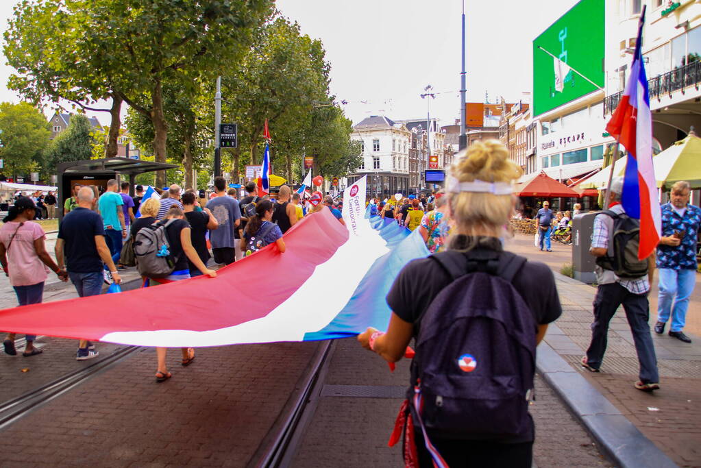 Demonstratie tegen kabinet