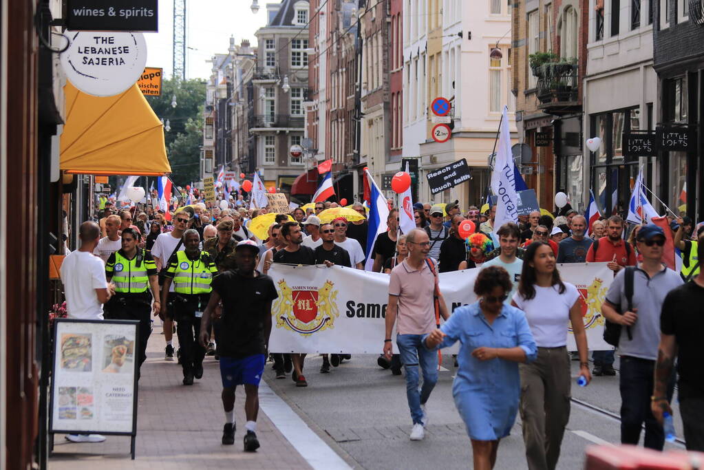 Demonstratie tegen kabinet