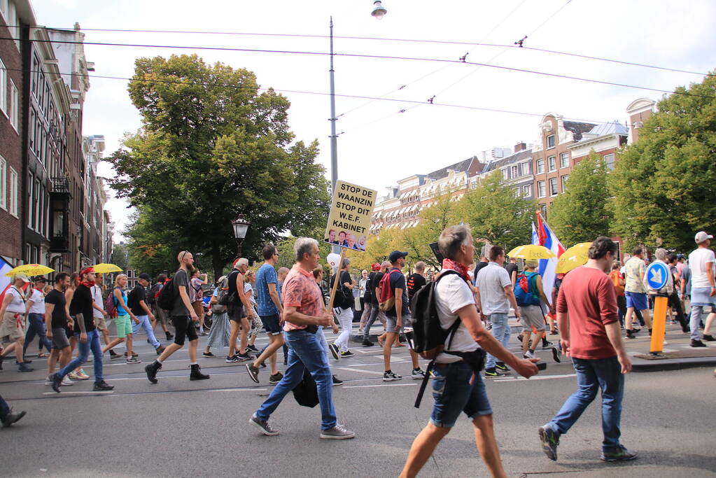 Demonstratie tegen kabinet