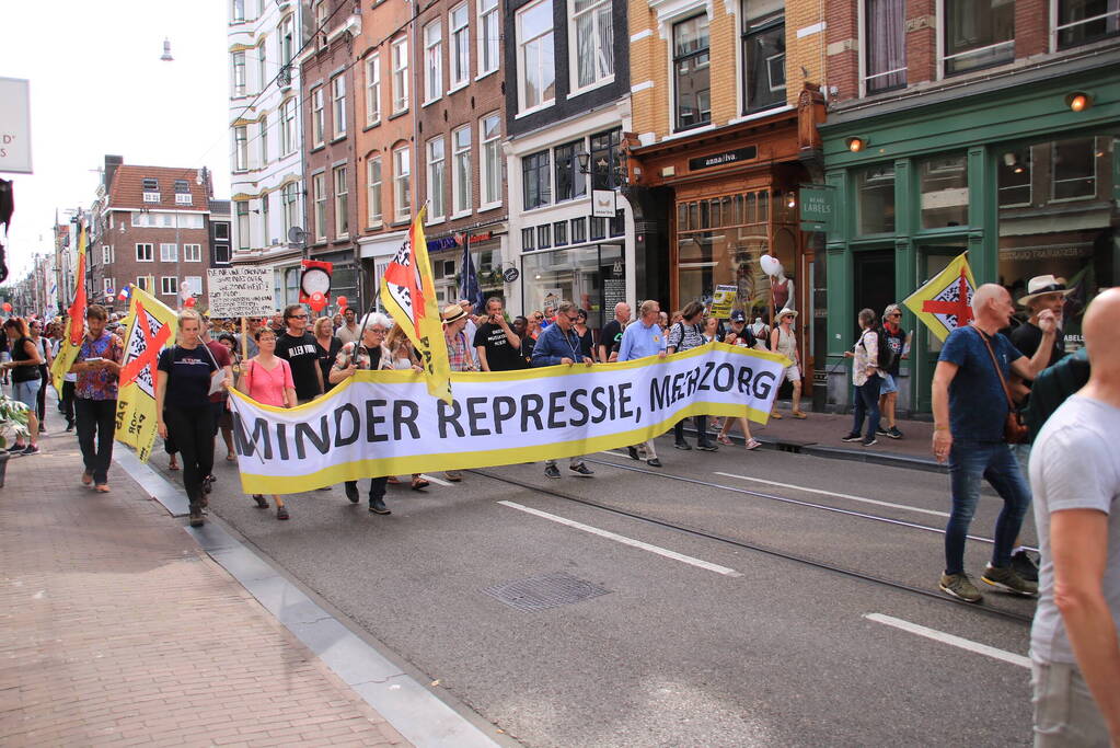 Demonstratie tegen kabinet