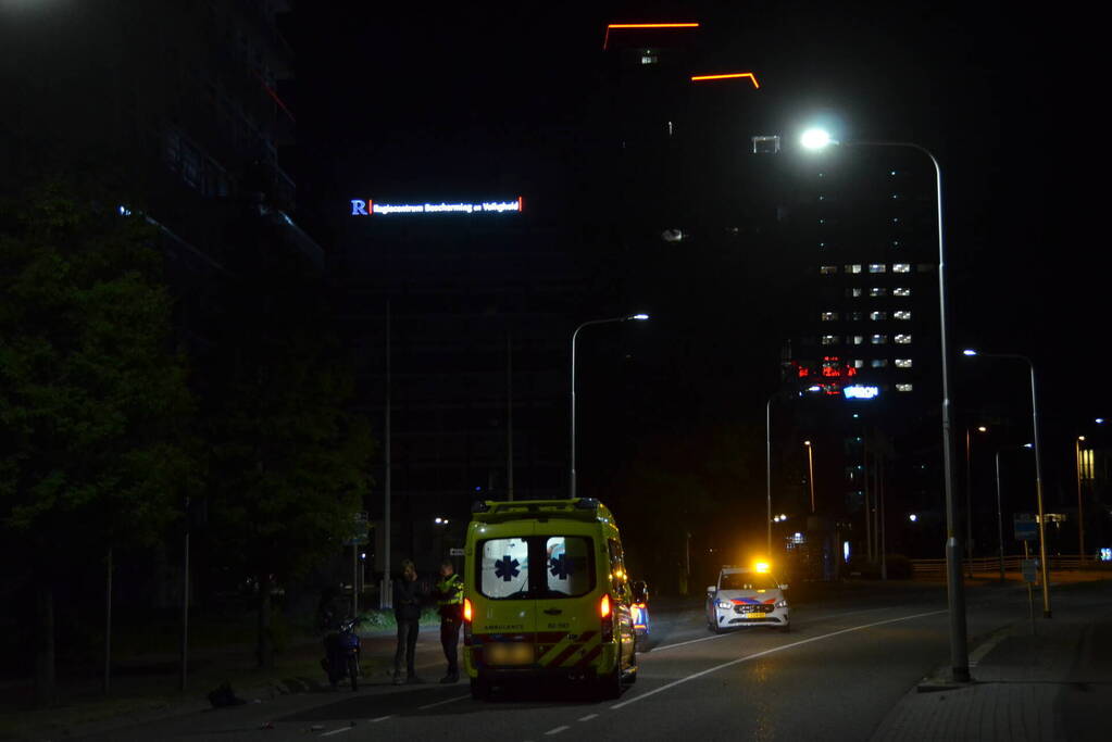 Persoon gewond bij aanrijding tussen twee scooters