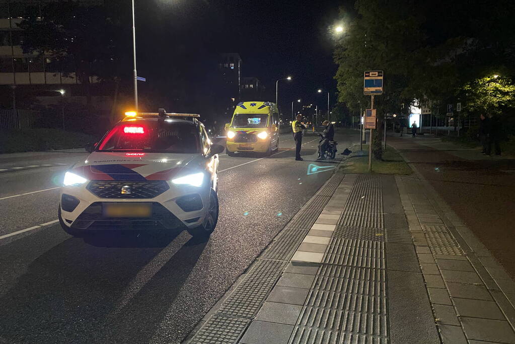Persoon gewond bij aanrijding tussen twee scooters