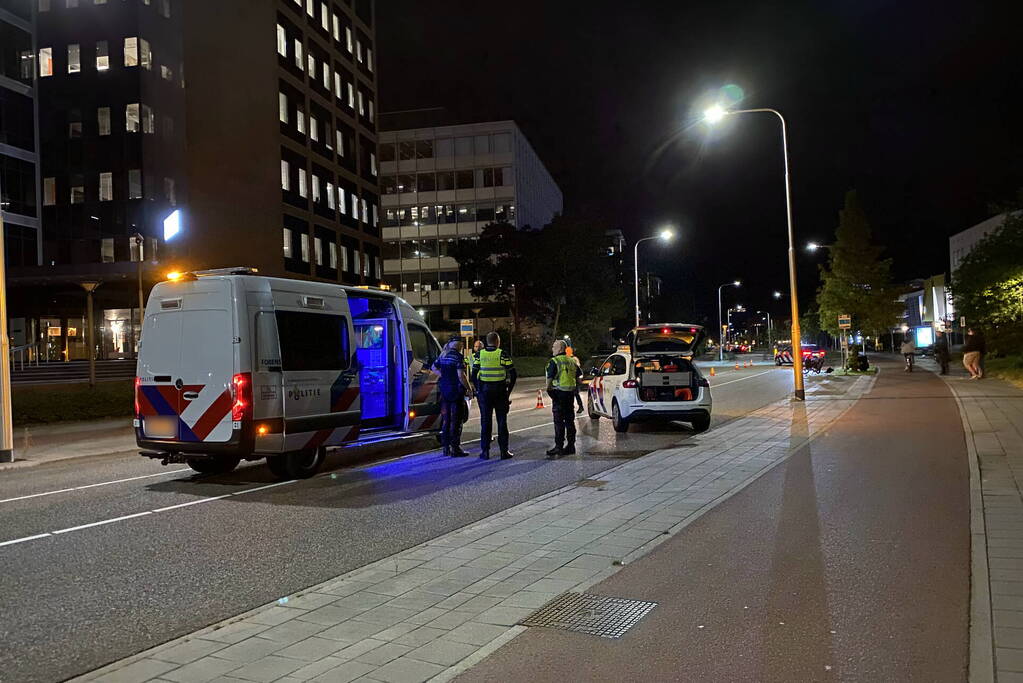 Persoon gewond bij aanrijding tussen twee scooters