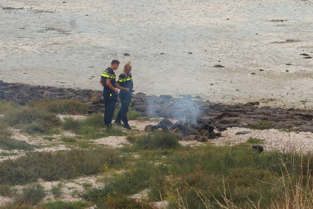 Buitenbrand blijkt kampvuur