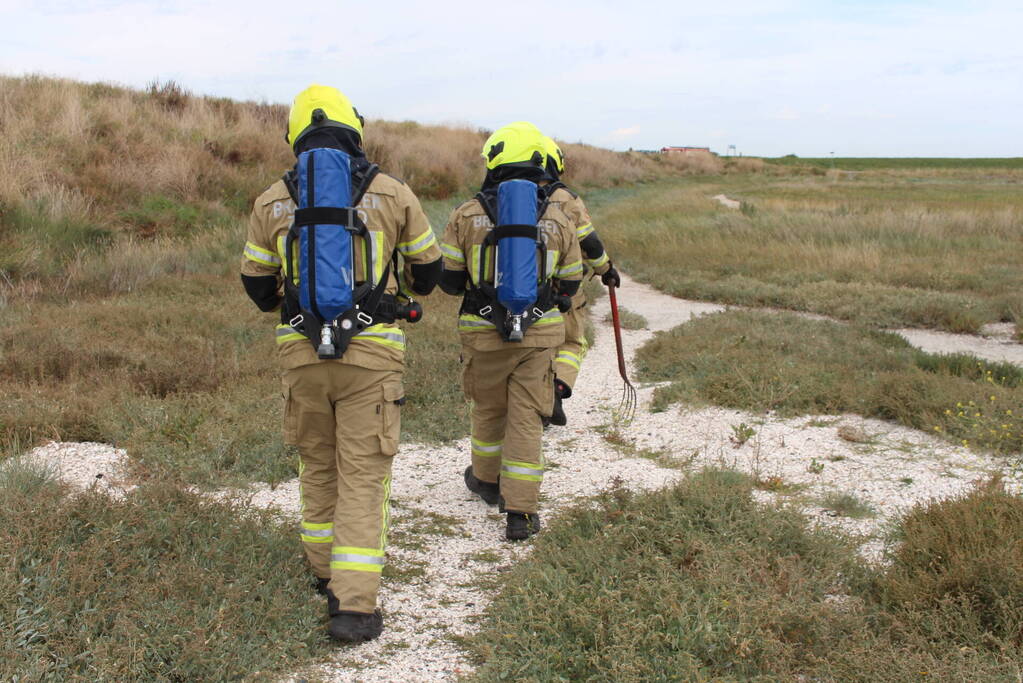 Buitenbrand blijkt kampvuur