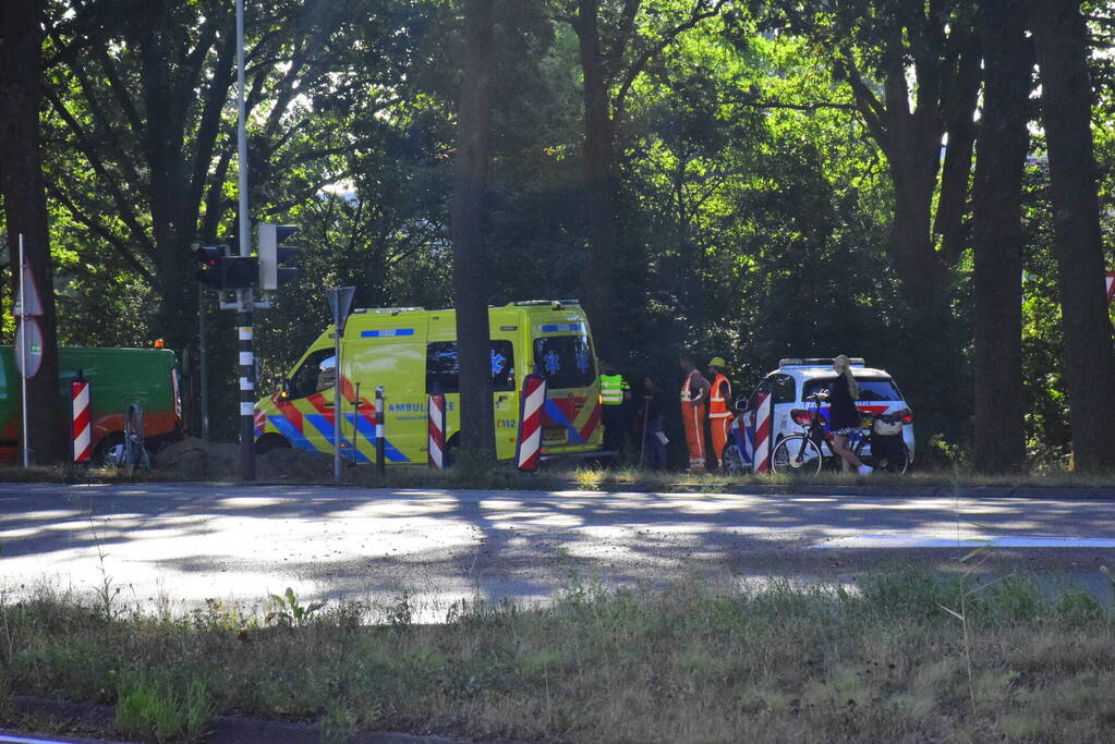 Fietser gewond na valpartij