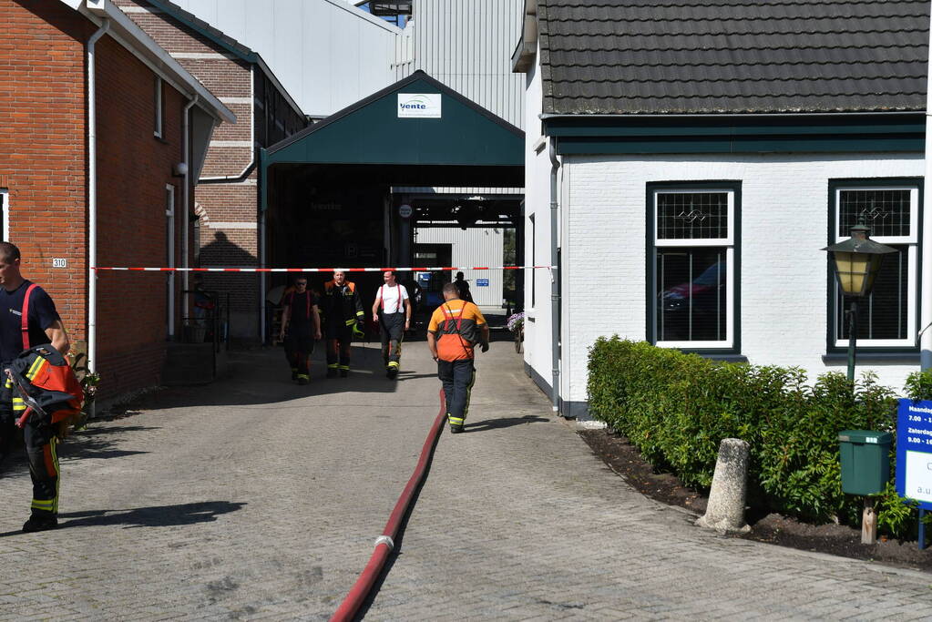Grote brand bij Vente Paardenvoeding