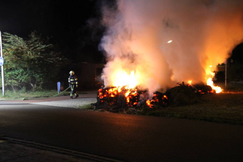 Flinke buitenbrand snel geblust