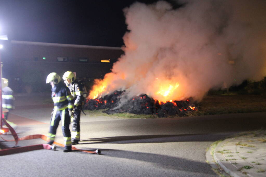 Flinke buitenbrand snel geblust
