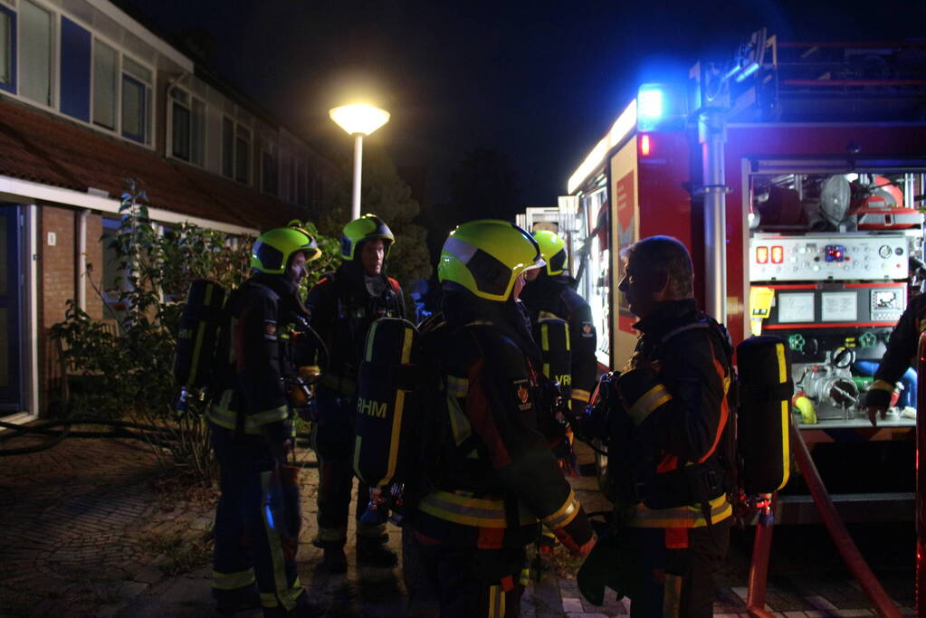Zolderbrand snel onder controle