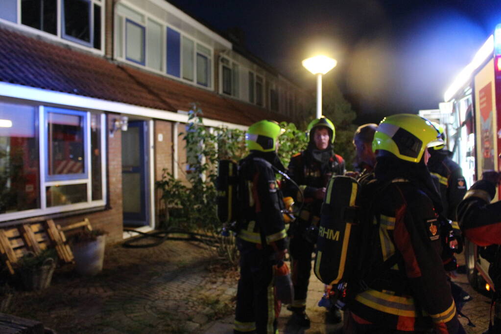Zolderbrand snel onder controle