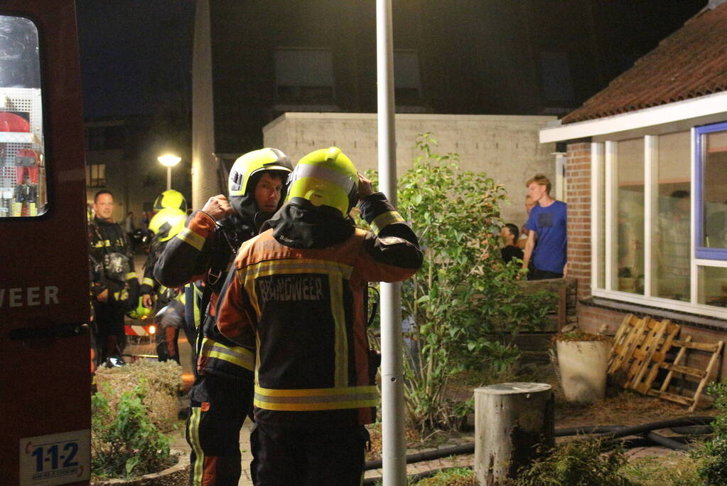 Zolderbrand snel onder controle
