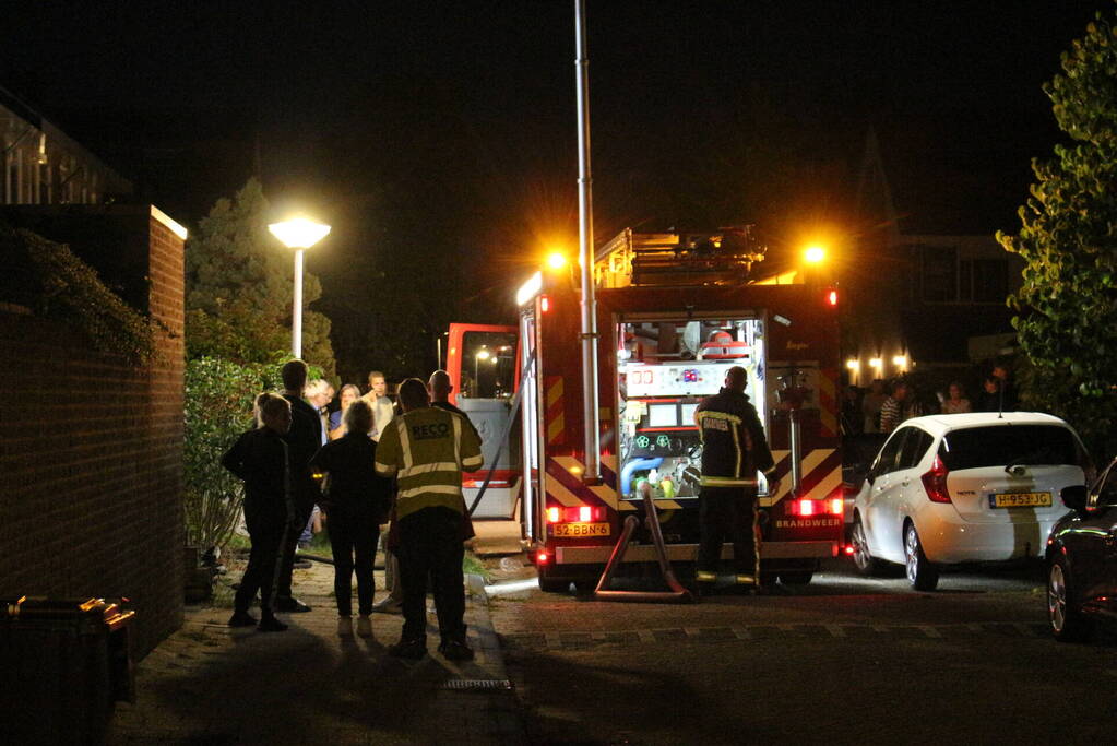 Zolderbrand snel onder controle