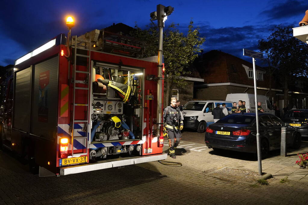 Schoorsteenbrand ontdekt door buren