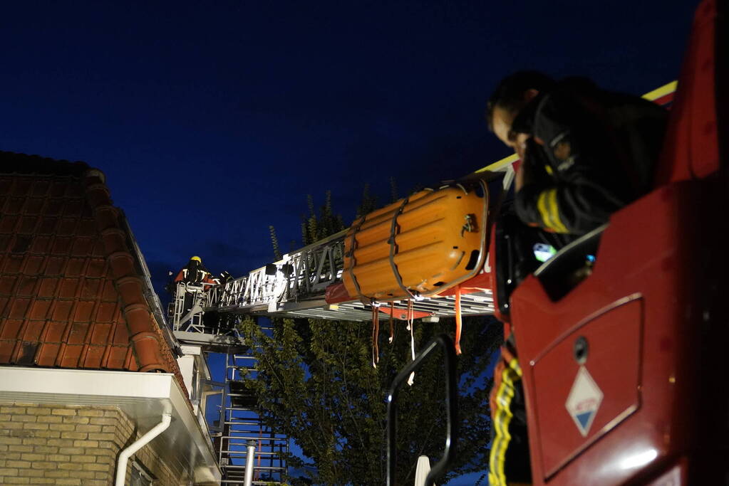 Schoorsteenbrand ontdekt door buren
