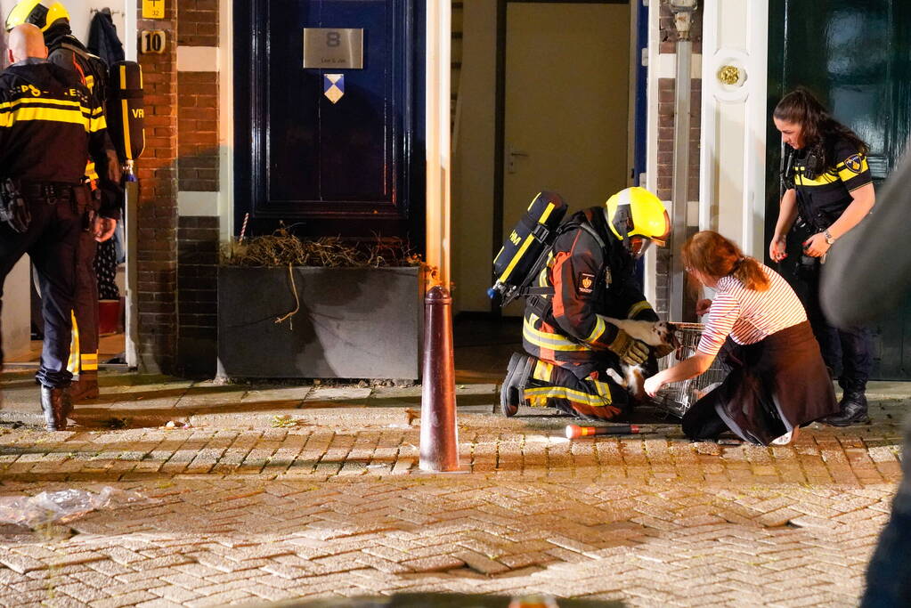 Was droogmachine in brand in een restaurant