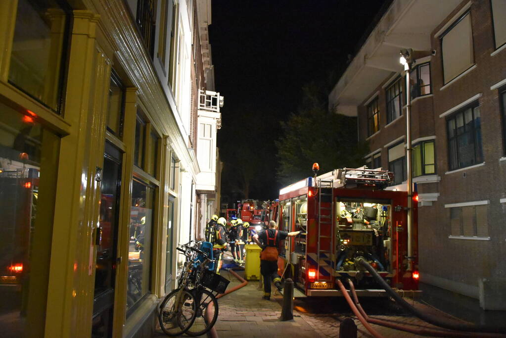 Was droogmachine in brand in een restaurant