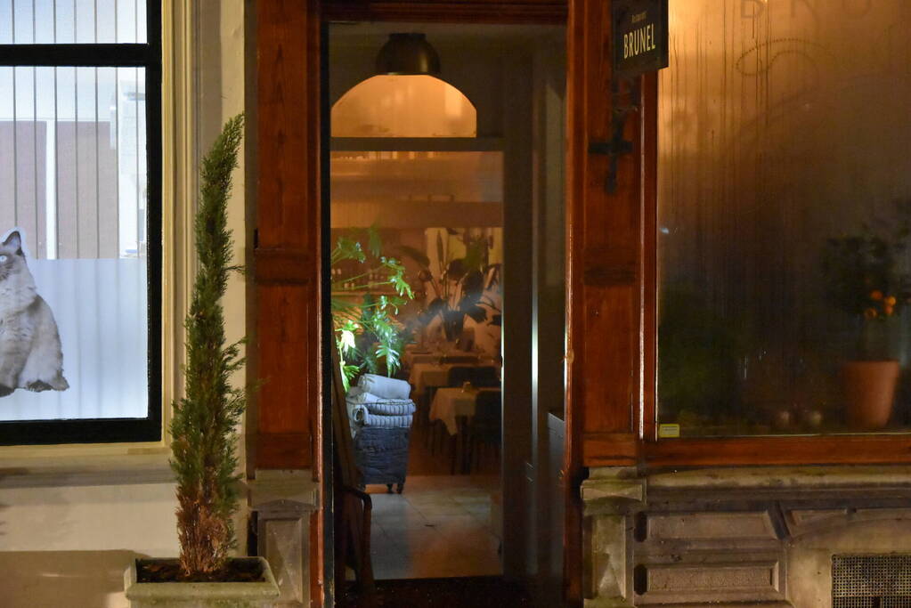 Was droogmachine in brand in een restaurant