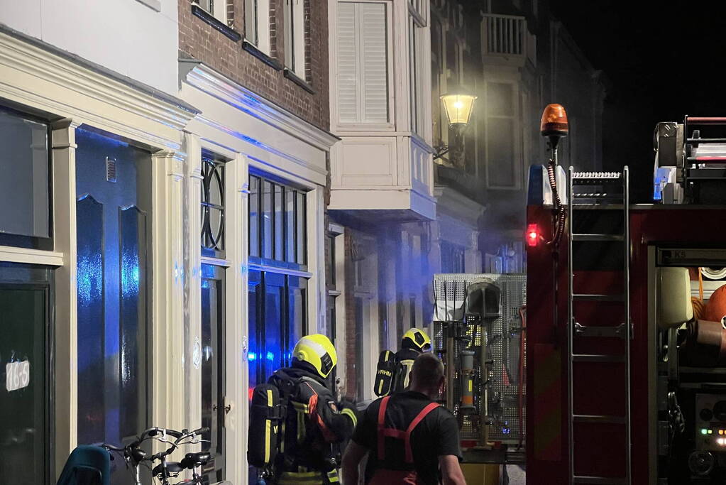 Was droogmachine in brand in een restaurant