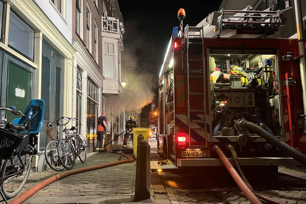 Was droogmachine in brand in een restaurant